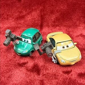 🏎️DISNEY PIXAR CARS DASH BOARDMAN & Tim Rimmer Cars Piston Cup Reporters Diecast